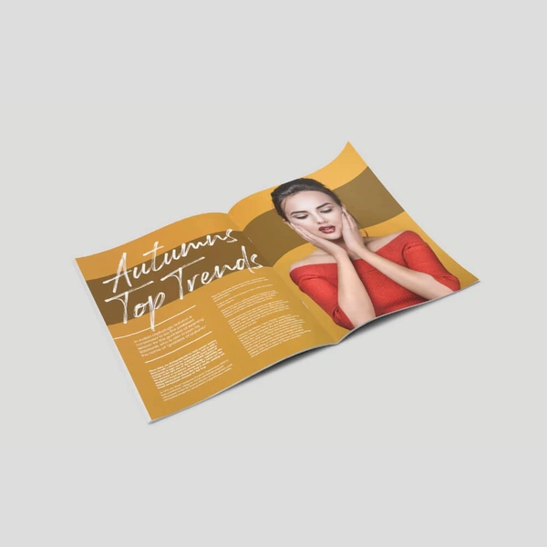 Crown Quatro Stapled Booklet - Long Edge